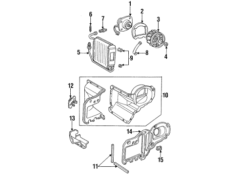 Ford E25Y19860A CORE - AIR CONDITION