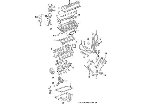 Ford 4R3Z-6100-A Piston And Connecting Rod Assy