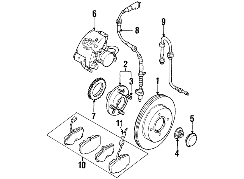 Ford F7RZ-2C190-BB Sensor Assembly