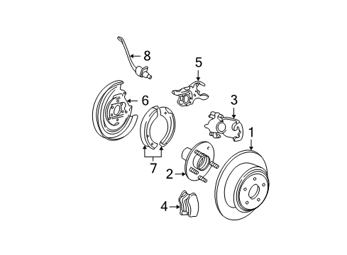 Ford 6L1Z-2A635-AA Cable Assy - Parking Brake