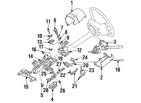 Ford E6DZ9B989D Potentiometer Engine Throttle