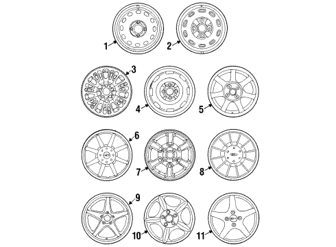 Ford F8RZ-1007-GA Wheel Assembly