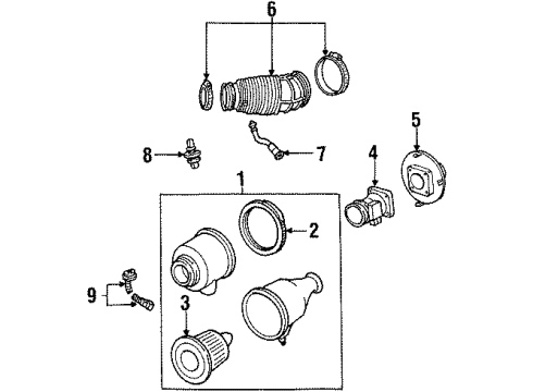 Ford XF2Z-9600-BA Cleaner Assembly - Air