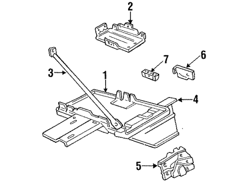 Ford F5TZ-14300-EB Battery Cable Assembly