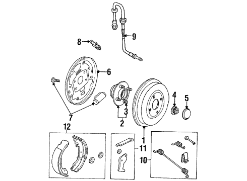 Ford F5RZ-2282-BA Brake Hose Assembly