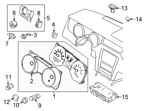 Ford AR3Z-10849-GC Instrument Cluster