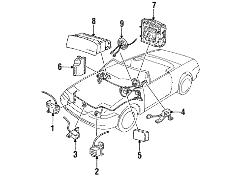 Ford FOJY14B005A Sensor Assembly