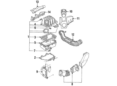 Ford F2TZ12A650RUC Module Engine Control EEC