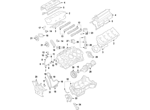 Ford AT4Z-6010-D Cylinder Block