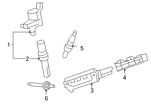 Ford XC2Z-12B568-AA Wire Assembly - Glow Plug