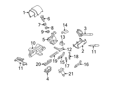 Ford 6C2Z-13480-A Switch Assembly - Stop Light