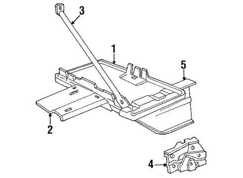 Ford E9TZ-14300-F Battery To Starter Motor Cable