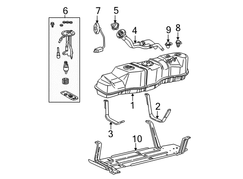 Ford XL7Z-9A758-AA Throttle Control Cable Assembly