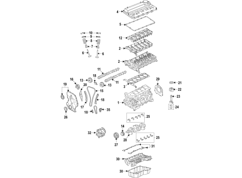 Ford BK3Z-6049-A Cylinder Head Assembly