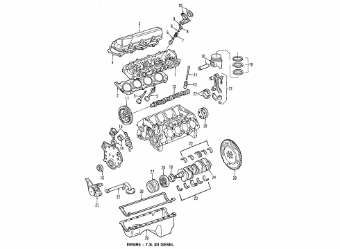 Ford F4TZ-6V049-AARM Kit - Remanufactured Cylinder Head