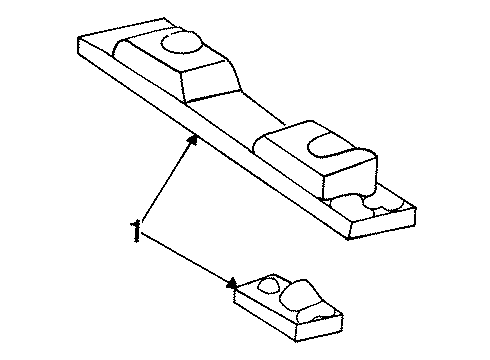 Ford F6DZ13412B Socket & Wire Assembly La