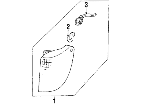 Ford E46Y13212A Door Parking Lamp LH