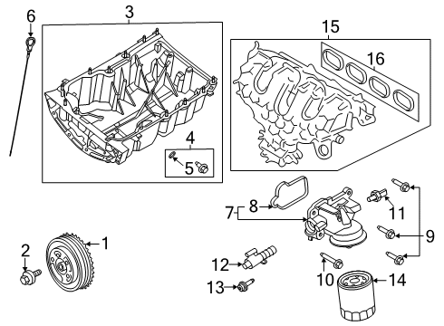 Ford LX6Z-9A299-C SENDER ASY - FUEL TANK