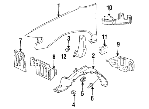 Ford F6XZ-16102-AA Shield