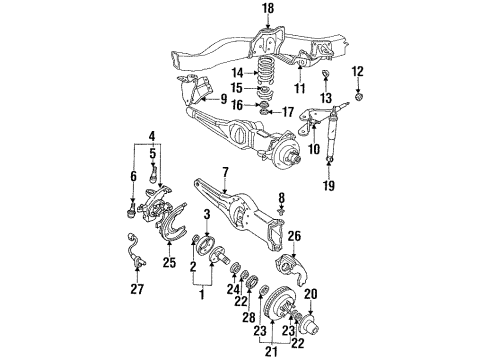 Ford YL5Z-1V102-H Hub And Disc Assembly