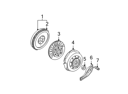 Ford 2R3V-7563-AARM Plate Assembly - Clutch Pressure