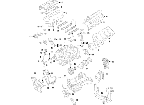 Ford HL3Z-6303-L CRANKSHAFT ASY