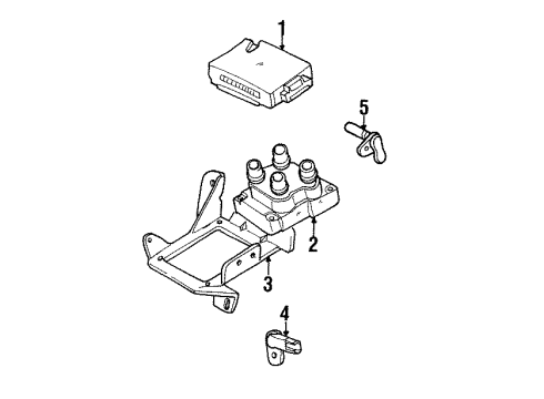 Ford F8PZ-12A650-CBB Module - Engine Control - EEC V