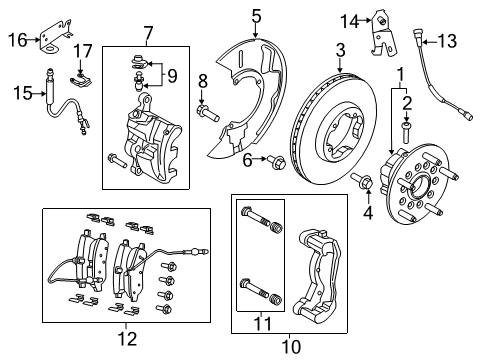 Ford LK4Z-2001-C KIT - BRAKE LINING