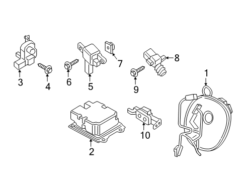 Ford GD9Z-14A664-D COVER AND CONTACT PLATE ASY