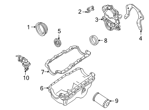 Ford F5PZ-12A650-BSA Module - Engine Control - EEC Iv