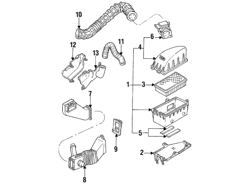 Ford F3DZ-9B989-BA Potentiometer - Engine Throttle