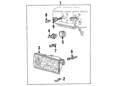 Ford F3VY13A018A Sensor Assembly