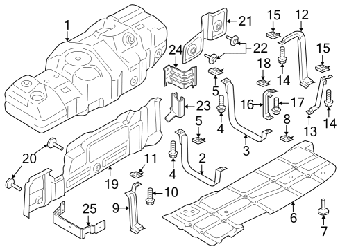 Ford LC3Z-9030-S CAP ASY - FUEL TANK FILLER