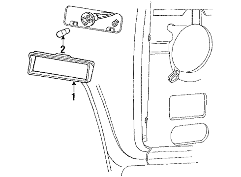 Ford EOTZ15A201A Lamp Assembly