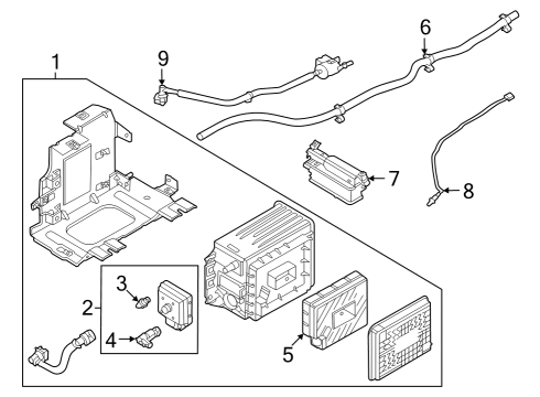 Ford LC4Z-12A650-XA MODULE - ENGINE CONTROL - EEC