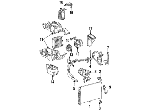 Ford F4DZ-19C836-EA Accumulator Assy - Air Conditioning