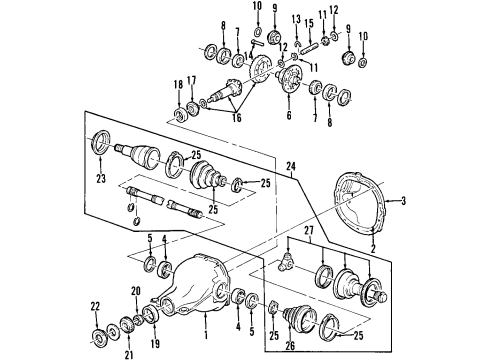 Ford 6L1Z-4947-B Kit - Axle Differential Gear