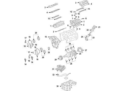 Ford ML3Z-6L266-A TENSIONER - TIMING CHAIN