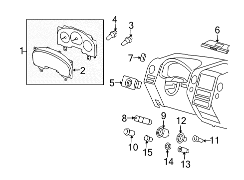 Ford 5L3Z-10849-LA Instrument Cluster