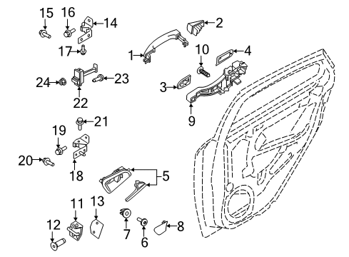 2017 Ford Focus Rear Door Diagram 10 - Thumbnail