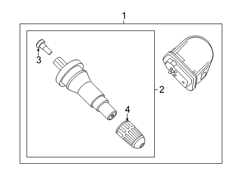 2023 Ford Mustang Tire Pressure Monitoring Diagram