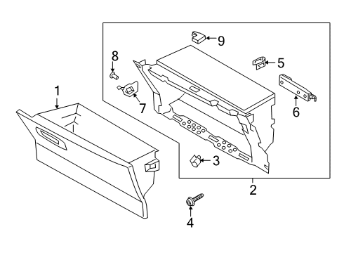 2022 Lincoln Corsair MOULDING - WINDSHIELD Diagram for LJ7Z-7803598-AF