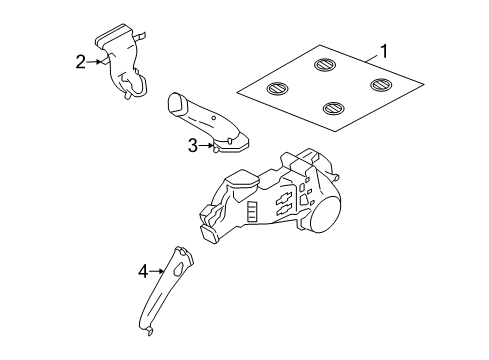 2005 Ford Freestyle Ducts Diagram