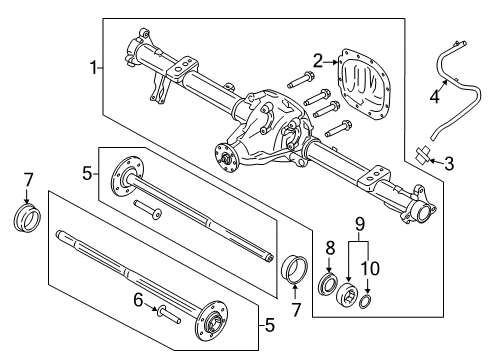 2018 Ford F-150 Rear Axle Diagram