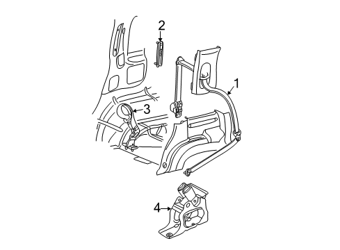 2002 Ford Explorer Seat Belt Diagram