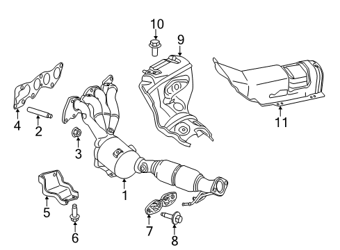 2016 Ford Transit Connect Exhaust Manifold Diagram