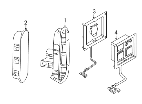 2021 Ford F-150 Electrical Components - Pick Up Box Diagram