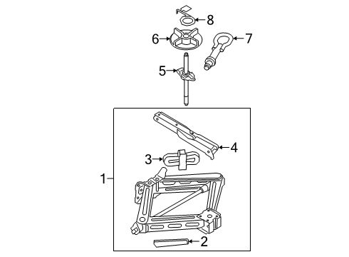 2022 Lincoln Corsair Jack & Components Diagram