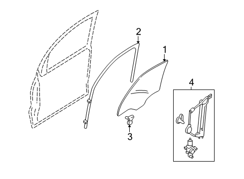 2011 Mercury Mariner Front Door Diagram 2 - Thumbnail