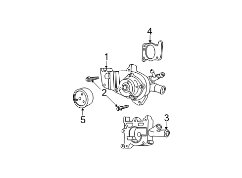 2004 Ford Focus Water Pump Diagram 1 - Thumbnail